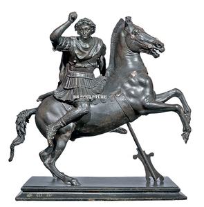 Famosa Estatua <span class=keywords><strong>de</strong></span> Guerrero en Caballo al Galope, Escultura <span class=keywords><strong>de</strong></span> Bronce <span class=keywords><strong>de</strong></span> Tamaño Real - Product Image 1