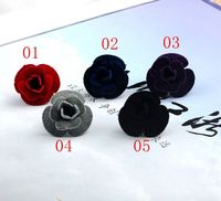 Pin Kerah Bunga Kain Elegan Korsase Bros Pria Setelan Pernikahan Formal Pin, Pakaian Boutonniere Aksesoris Perhiasan