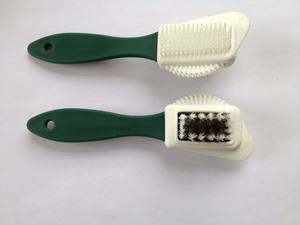 <span class=keywords><strong>Brosse</strong></span> de nettoyage de chaussures à long manche en plastique <span class=keywords><strong>brosse</strong></span> à crêpe en Nylon doux TPR pour bottes de neige daim <span class=keywords><strong>nubuck</strong></span> soins du cuir brosses à chaussures naturelles - Product Image 5