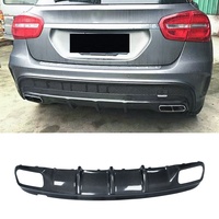 Diffuseur embout d'échappement lèvre de pare-chocs arrière style A pour Mercedes Benz GLA classe X156 GLA45 AMG 2013-2016