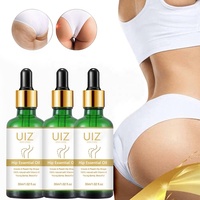 Huile essentielle pour l'élargissement des fesses, soin du corps, huile raffermissante pour le soulèvement des hanches, huile de massage pour l'amélioration des fesses