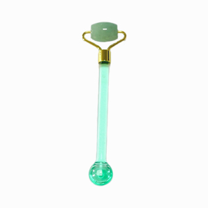 Bola fría para el rostro Globos de hielo Rodillo facial Apriete la piel Antienvejecimiento Reduce las arrugas hinchadas Rodillo de hielo de jade facial 2 en 1 - Product Image 1