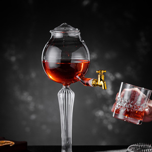 Fontaine de globe d'<span class=keywords><strong>absinthe</strong></span> en verre borosilicate personnalisé tasses à vin de Noël en cristal clair avec conception créative de gobelet à longue tige - Product Image 4