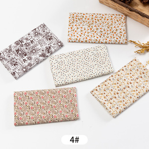 5 pièces/sac 50X50cm petits faisceaux de flore <span class=keywords><strong>tissu</strong></span> de coton Fat Quarter pour bricolage - Product Image 4