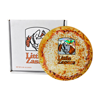 En stock – Lot de 8 sachets de tabac en forme de pizza, 3,5 g, avec fermeture éclair, découpés à la forme, pour herbes sèches, fleurs, en mylar, emballage alimentaire