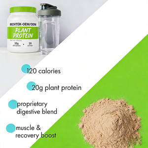 Integratore sanitario a base vegetale a basso contenuto di calorie senza OGM e colesterolo diabetico cioccolato vegano proteine in polvere - Product Image 4