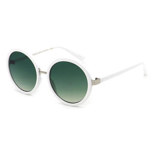 نظارات شمسية مستديرة أنيقة مخصصة HP23517 خفيفة الوزن OEM عصرية Lunette De Soleil مع حماية UV400 - Product Image 5