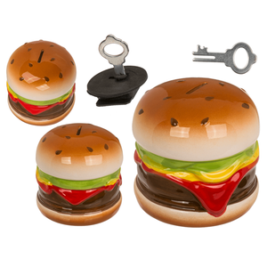 Banque d'épargne avec serrure, Hamburger, - Product Image 1