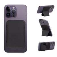 Porte-cartes magnétiques au design personnalisé simple en gros avec pochette de support Carte portefeuille en cuir PU pour iPhone 15/15Pro Max/14/14 Pro
