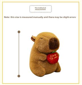 ตุ๊กตาคาปิบาร่านุ่มพิเศษ - ตุ๊กตาสัตว์ยัดไส้ใยฝ้าย PP สำหรับงานแต่งงาน, <span class=keywords><strong>เครื่อง</strong></span>คีบตุ๊กตา, ขายส่งจำนวนมาก (ของเล่นนุ่มๆ) - Product Image 6
