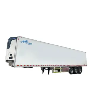 New 3 trục 45ft 40ft lạnh xe tải Trailer bán cho bán