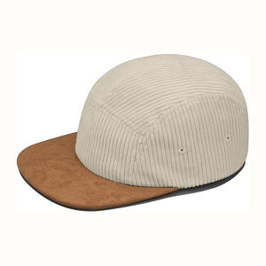 Gorras Deportivas de Pana de 5 Paneles con Bordado 3D de Logotipo Personalizado de Alta Calidad para Hombre - Product Image 6