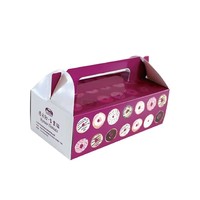 Boîtes à gâteaux de mariage blanches personnalisées et économiques, boîte à gâteau au fromage, boîte d'emballage alimentaire avec poignée