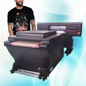 Machine d'impression d'imprimante DC Impresora Dtf 24In 60Cm Machine d'impression de T-shirts personnalisés à 4 têtes