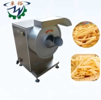 Machine industrielle électrique à découper les frites et les bâtonnets de patates douces, moteur haute efficacité, acier inoxydable 304