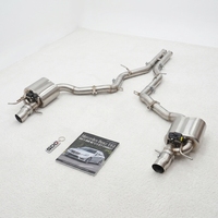 Tuyaux d'échappement SDO SS304 pour Mercedes-Benz E63 E63-S AMG W212 5.5TT 2012-2017 Performance Catback avec soupape électronique