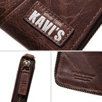 Dompet Pendek Kulit Asli Pria, Dompet Saku Koin Multifungsi untuk Pria