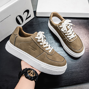 Low Cut <b>Shoes</b> Vintage British Style Thick Soled Non Slip Sports Board <b>Shoes</b> Breathable Wear-resistant Mens Plus <b>Size</b> <b>Shoes</b> - Product Image 6