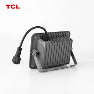 TCL आउटडोर IP65 वाटरप्रूफ 3000K/4000K/6500K मोशन सेंसर 100W/200W सोलर फ्लड लाइट आउटडोर फ्लडलाइट