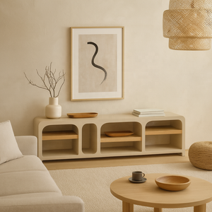 Mueble Bajo de Madera Resistente con Estantes, Diseño Moderno para Baño, Sala de Estar, Exterior y Uso en Villas, Superventas 2026 - Product Image 3