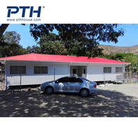 Casa Prefabricada Moderna y Personalizable, Villa de Lujo con Estructura de Acero Ligero Sostenible, Casa Modular Preconstruida para Resort Turístico