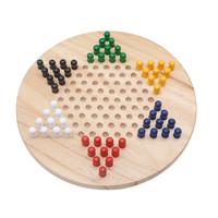 Jeu de dames chinoises en bois de caoutchouc de marque Xinxing avec billes en bois pour enfants, jeu de réflexion, modèle 8303n, pour les fêtes