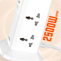LDNIO SCW4383-1 Steckdosenleiste mit 4 Steckdosen & 1 USB+2C Anschlüssen Verlängerungskabel Stromleiste