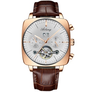 Reloj de Pulsera Mecánico para Hombre Ailang 8655, Diseño Cuadrado, Esfera Grande, Tourbillon - Product Image 2