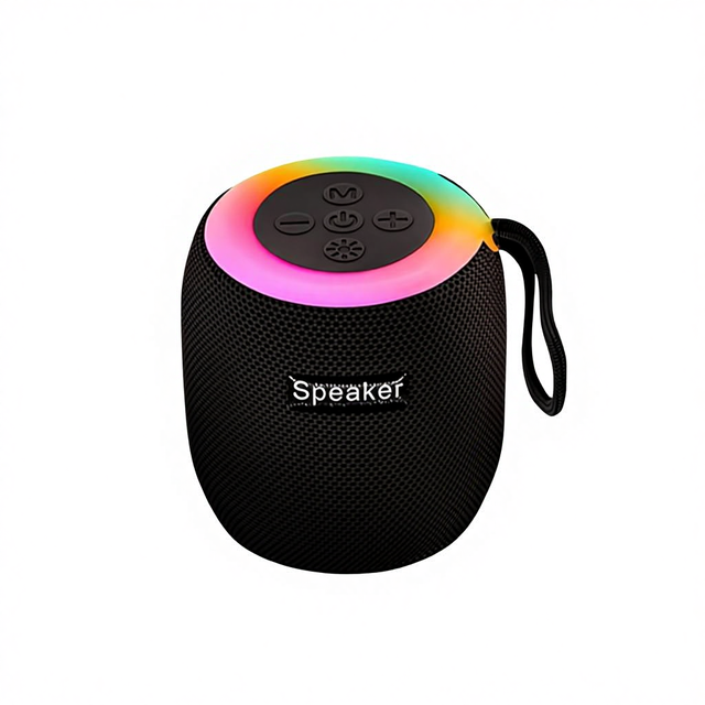 BT Wireless Mini Portable Speaker with Built-in Mic & Memory Card Support 200-500mAh Battery up to 3 Hours Playtime