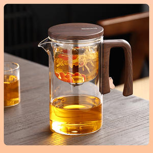 Tetera Magnética para el Hogar, Dispositivo para Preparar Té con Filtro de Vidrio, Separación de Té y Agua - Product Image 4