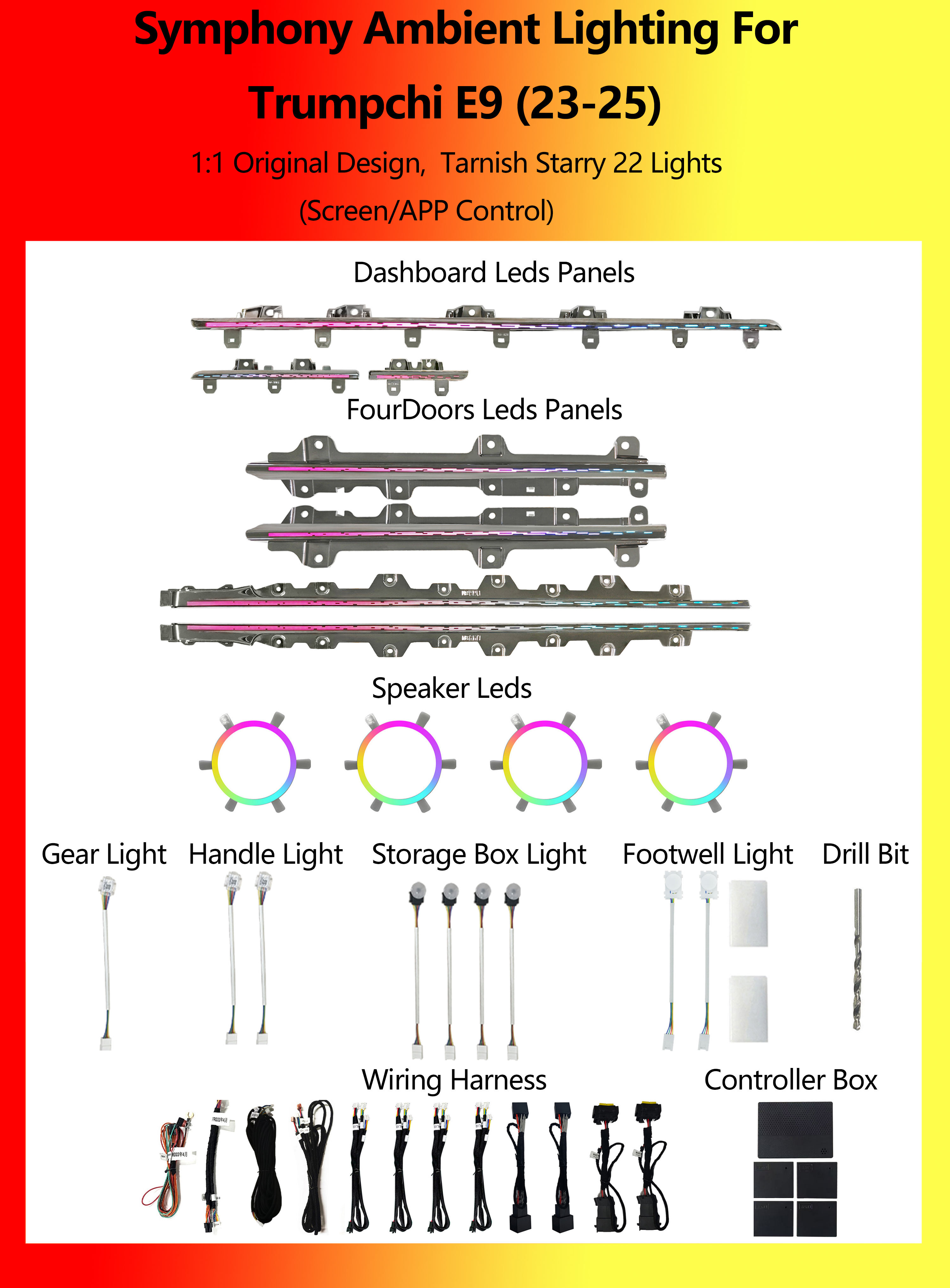 Trumpchi E9 Tarnish Starry Symphony 22 Lights