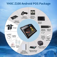 Z100 Android 14 Mini Caja Registradora, Sistema de Punto de Venta, Tablet POS con NFC, Terminal POS Todo en Uno para Supermercado y Cajero Automático