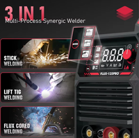 YEESTECH FLUX-135PRO Machine à souder 3-en-1 à affichage numérique, onduleur IGBT, MIG sans gaz, TIG Lift, Soudage à l'arc 135A 110V