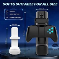 Godet de masturbation masculin électrique télescopique automatique, masseur de prostate vibrant et chauffant avec fonction de poussée, modèle 'Airplane Cup'
