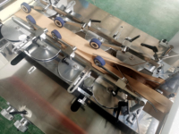 Machine de fabrication de sacs en papier à fond en V pour sacs à pain Kraft, contrôlée par PLC, directement de l'usine