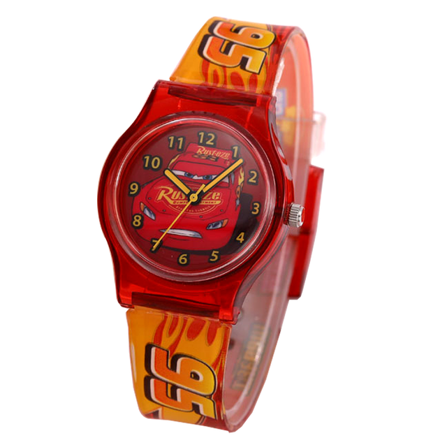 China Child Watch BOMAXE Rhinestone 7506 Kids Plastic Cartoon Car Analog Watches for Kid