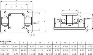 Thép Không Gỉ Thu Nhỏ Trọng Tải Di Động Cân Cảm Biến COB IC - Product Image 6