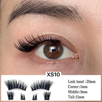 Nouveaux produits Sunland 2026 – Faux cils magnétiques quantiques faits à la main, sans colle ni eye-liner, avec aimants doux – Ensemble complet