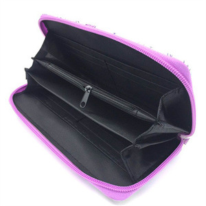 Nouveau nœud imprimé PU portefeuille longue fermeture éclair portefeuille grande capacité multicouche porte-monnaie pour les femmes - Product Image 2