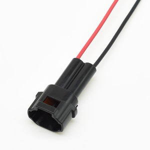 1 Set Kabel Harness Putih Hitam 2 Pin 6180-2181 6187-2171 MT090 Otomotif Peralatan Rumah Tangga Sepeda Motor Tahan Air IP67 12V - Product Image 3