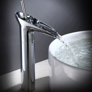 Laiton Antique Noir ChromeHigh Cup Forme Bassin Robinet Mitigeur Chaud Et Froid Robinet De Lavabo 8007 - Product Image 5