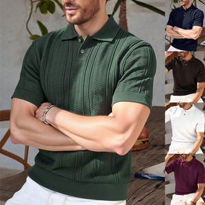 Polos de Hombre de Primera Calidad con Logotipo Bordado Personalizado, Camisetas <span class=keywords><strong>Polo</strong></span> Casuales con Decoración de Botones, Ropa Deportiva, Camisetas <span class=keywords><strong>Polo</strong></span> para Hombre - Product Image 2