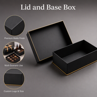 Boîte cadeau de mariage luxueuse en carton rigide rouge, grand format carré, recyclable, en carton gris, avec nœud en ruban