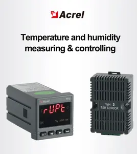 Acrel WHD48-11/C Régulateur multicanal de température et d'humidité Régulateur de température multispan pour appareillages