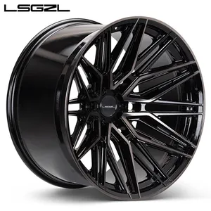 Jantes en alliage LSGZL monobloc forgées 17 18 20 21 24 26 pouces concave profond 5x114.3 5x112 5x120 5x130 pour BMW Audi Benz