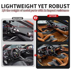 Kit de Interior de Auto en Fibra de Carbono Estilo OME para Ferrari 812 - Product Image 3