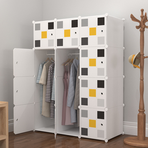 Solution de rangement flexible, écologique, modulaire, pliable, armoire en plastique moderne pour la chambre à coucher, meubles et organisation de la maison - Product Image 4