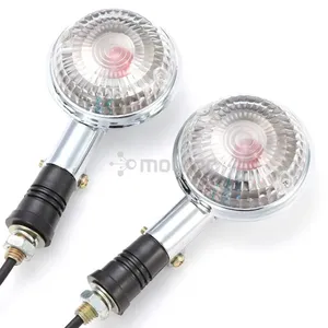 Luces Intermitentes LED Universales de 10 W, Intermitentes Ámbar, Indicadores para <span class=keywords><strong>YAMAHA</strong></span> <span class=keywords><strong>V</strong></span> <span class=keywords><strong>MAX</strong></span> <span class=keywords><strong>1200</strong></span> XVS 650 400 XVS1100, Montaje Frontal - Product Image 6