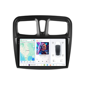 DUDUAUTO para <span class=keywords><strong>Renault</strong></span> Logan 2014-2019, Sistema Multimedia Android Modificado para Auto, Navegación Bluetooth, Carplay, Pantalla <span class=keywords><strong>de</strong></span> Visión Trasera - Product Image 6