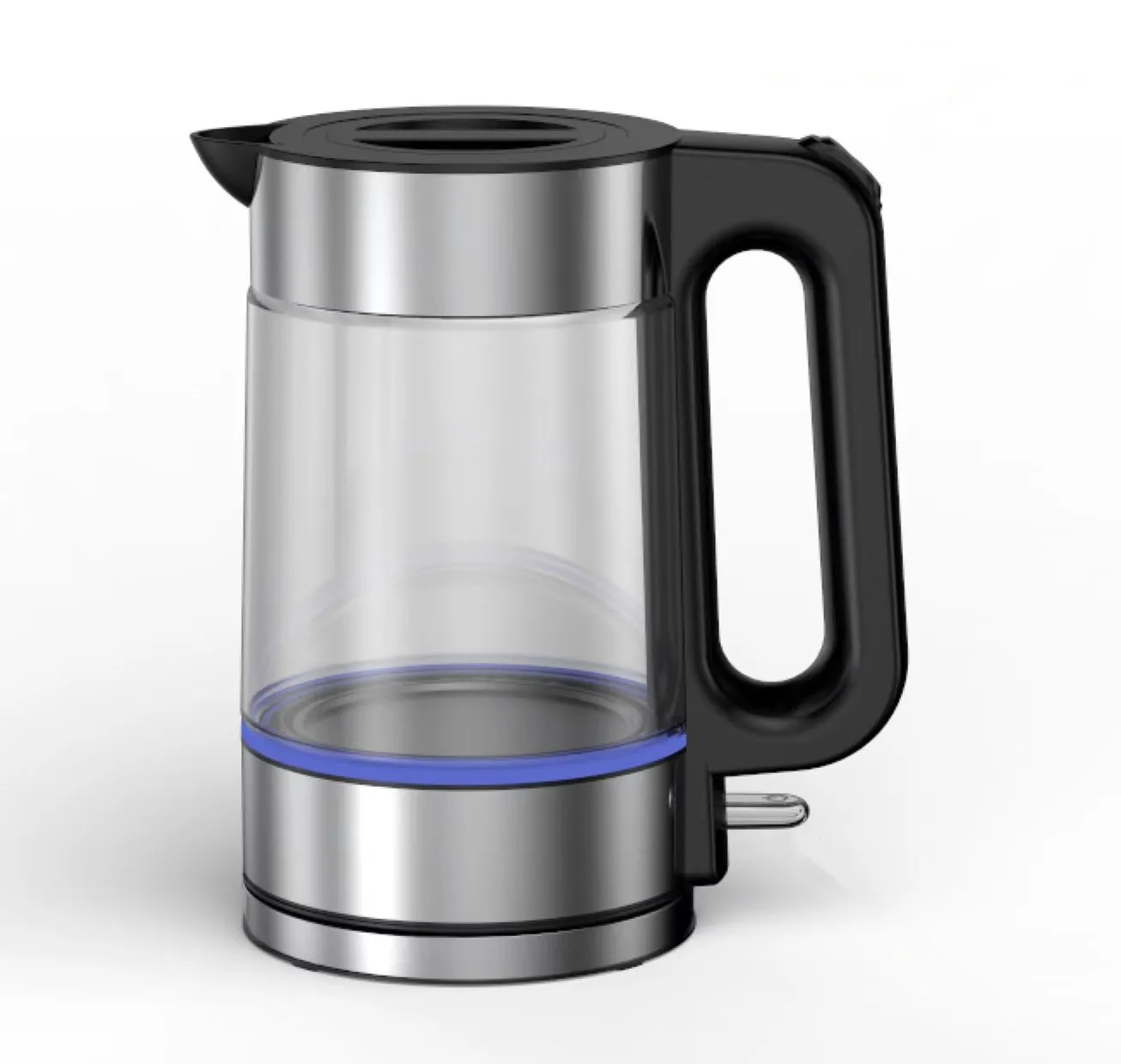 Heet Verkoop 2024 Elektrische Keuken Waterglas Ketel 1.7l Thee Maker Led Glazen Ketel